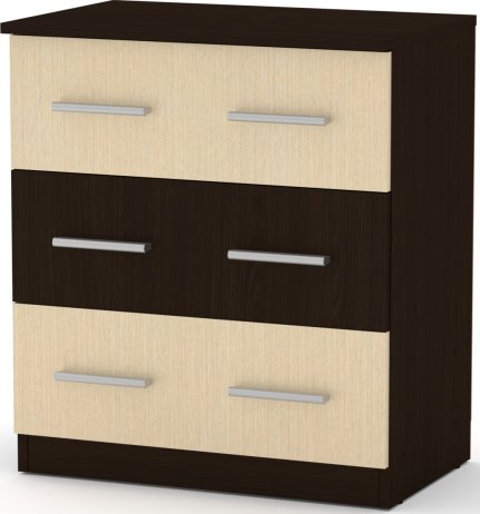 Zásuvková komoda 3A wenge kombi