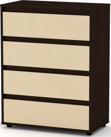 Zásuvková komoda 4 wenge kombi