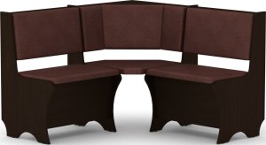 Rohová lavice CHILE wenge vinyl bronz