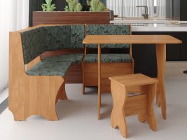 Rohová lavice CHILE wenge vinyl bronz