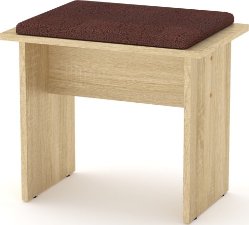 Taburet T-7 ABS sonoma, Vinyl bronz