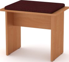 Taburet T-7 ABS olše, Vinyl bordó