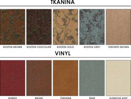 Taburet T-8 ABS olše, Vinyl bronz