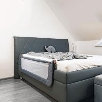 Zábrana na postel MONNA Antracit Grey