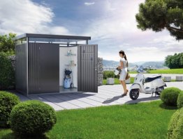 Zahradní domek HIGHLINE H2 s dvoukřídlými dveřmi