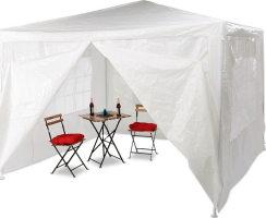 Bílý zahradní stan Party 3x3 m
