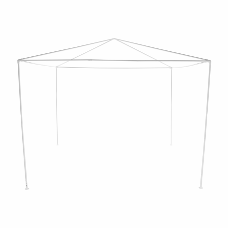 Bílý zahradní stan Party 3x3 m