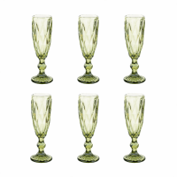 Sklenice na šampus Baroque 150 ml set 6 ks